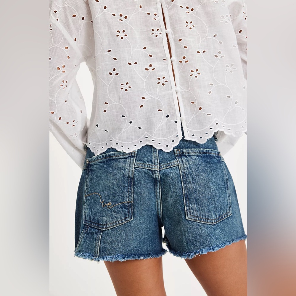 Free People We The Free Now‎ Or Never Denim Shorts - Picture 4 of 12
